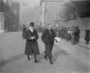 Walking Prints: The Kings Levee at St James Palace London Lord Aldeborough with Archdeacon of St