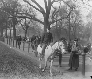 Rider Prints: Kings private secretary rides in the row Lord Stamfordham, the Kings private secretary