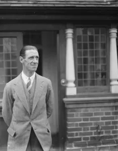 The Kings trainer at home. Mr W Jarvis who has been appointed to succeed Mr R
