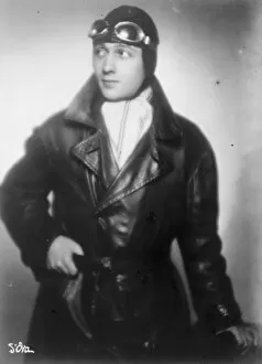Dora Kallmus Collection: Well known aviator said to be most smartly dressed man in France. M Pierre Play