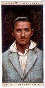 Whites Prints: Ks Duleepsinhji Cambridge University Sussex 1928 A 2004 TopFoto