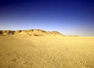 Sand Prints: Kuwait - the desert area below Mutla Ridge, northern Kuwait