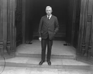 Labour big gun to bring down the government. Mr J R Clynes, MP, who will