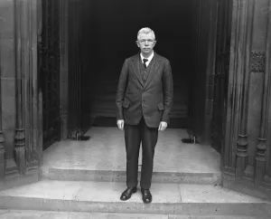 Labour big gun to bring down the government. Mr J R Clynes, MP, who will