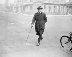 Walking Stick Prints: Labour Election Programme Committee held at Eccleston Square London. Mr Bob Williams