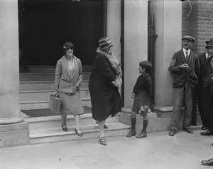 Labour Leaders meet in London. Miss Ellen Wilkinson and Dr Marion Phillips