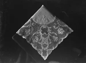 Traditional Prints: Lace handkerchief made by Bucks and Beds Lace Association 26 October 1923