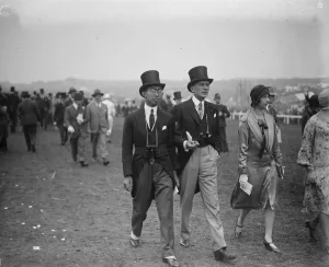 Japanese Prints: Ladies day at Epsom. Prince Chichibu of Japan. 4 June 1926