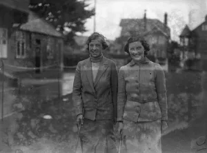 Sportswomen Prints: Ladies Golf Union Champioship at Seacroft Golf Club, Skegness Mary Johnson