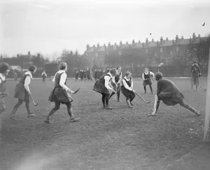 Ladies Hockey at Edmonton The Kings College hockey team met the London School