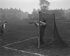 Match Prints: Ladies Lacrosse Match at Paddington The ladies Universities played a trial lacrosse