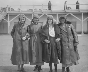 Ladies Motor Race at Brooklands The members Spring race meeting at Brooklands