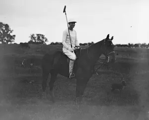 Polo Mallet Prints: Ladies Polo at Melton Mowbray Lady Priscilla 1931