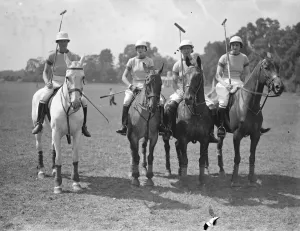 Ladies Polo at Ranelagh - Oddments versus Valkyrie The Oddments team Mrs Mecckel