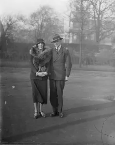 Lady Beatty Hays engagement. Lady Beatty Hay and Mr Peter Chappell 23 January 1925