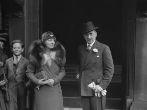 Lady Bonns wedding. Lady Bonn, formerly the wife of Sir Max Bonn, the millionaire
