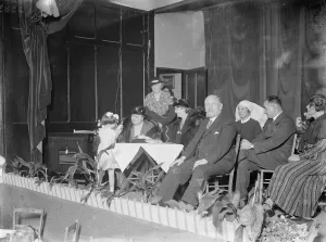 Fund Raising Prints: Lady Callender opening the Erith Hospital bazaar. 1 November 1935