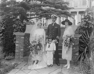 Lady Crosfields reception after Greek wedding. Miss Dorothy Eliarde ( sister
