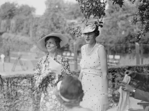 Lady Crossfields tennis club party at Highgate Duchess of Westminster ( right