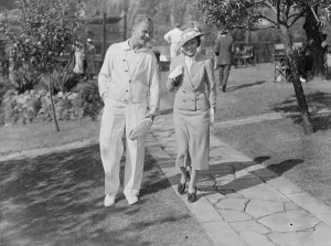 Lady Crossfields tennis club party at Highgate Gene Mako and Hon Mrs Peter Aitken 8