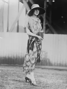 Celebrity Prints: Lady Diana Duff Cooper at the international polo match at Meadow Bank Polo Club