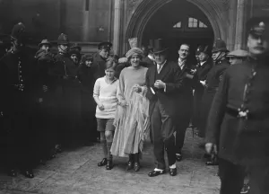 Lady Scott, widow of the Antarctic Explorer, was married to Lieut Com Edward Hilton Young