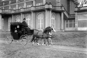 Lady Wentworth famous as a breeder of Arab horses at her stud farm at Crabbet Park