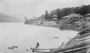 View Prints: Lake Chusenji, Near Nikko Japan Most famous lake in Japan visited by Prince of