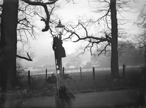 Lamp, sunset. 1935
