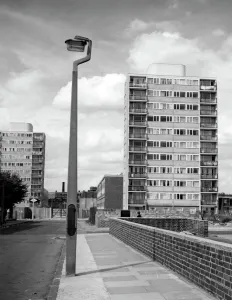 Living Conditions Prints: The Lansbury Estate, a public housing estate in the Poplar area of the London Borough