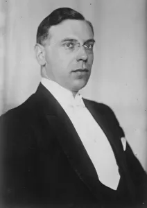 Latvias Minister of foreign affairs M Meirovics 1 June 1923