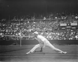 Lawn tennis championship at Wimbeldon Spence in play 25 June 1925