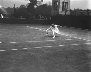 Framed Print : Lawn Tennis Championships at Wimbeldon Miss McKane in play against Miss Ryan 3 Framed Print : Lawn Tennis Championships at Wimbeldon Miss McKane in play against Miss Ryan 3