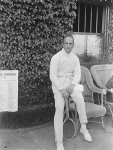 Lawn Tennis Championships at Wimbledon J C Parke 4 May 1921