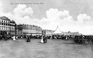 Architecture Collection: The Lawns and Brunswick Terrace, Hove, East Sussex, England. 1904