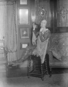 Leading lady as a new Peter Pan Miss Mary Merrall, the leading lady in The fool