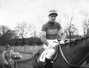 Hunting Prints: A leading National Hunt and steeplechase jockey, Mr D. L. Moore for two years was invalid
