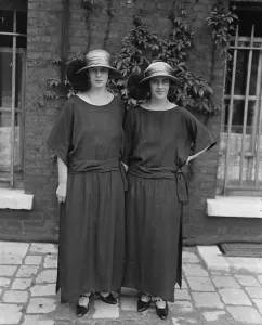 ( left ) Princess Theodoria and Princess Marguerite ( right ). Daughters of Princess