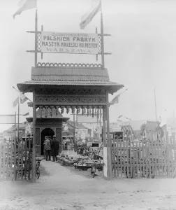 Lemberg Fair Germany Entrance to Agricultural section 25 October 1921