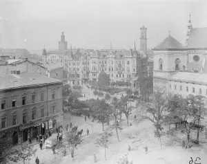Lemberg, Poland. A fine panorama of Lemberg. 24 October 1921