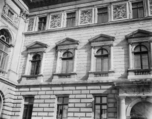 Lemberg, Poland. A portion of the great University Buildings, showing hundreds