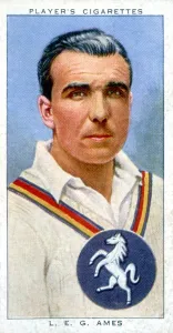 Sport Prints: Leslie E G Ames Kent 1938 A 2004 TopFoto