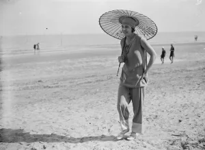 On the Lido Mlle Suzanne Lenglen 25 August 1926