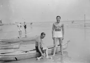 Vacation Prints: On the Lido Pierre Mayer, the well known actor 25 August 1926