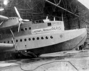 : The Lieutenant de Vaisseau in Paris - the great six engined flying boat which has