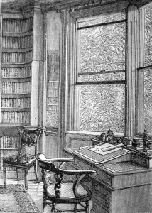 The Life of Charles Dickens The study of Gadshill Place Dickens moved from London