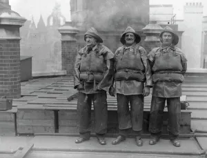 Lifeboat Heroes ( Left to right ) Coxswain Richard Payne ( Newhaven ), Coxswain Andrew Tose