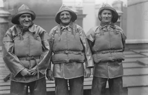 Lifeboat men decorated for gallantry At the annual general meeting of the royal