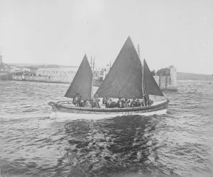 Lifeboats world voyage The ex Royal National lifeboat Institution vessel. Elizabeth