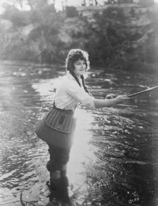 Fishing Prints: Lillian Rich, Film Actress 1924